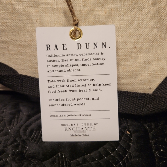 Rae Dunn "WEEKEND" Insulated Tote - Picture 2 of 4